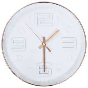vidaXL sienas pulkstenis, vara izskats, 30 cm