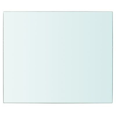 vidaXL stikla plauktu paneļi, 2 gab., 30x20 cm, caurspīdīgi