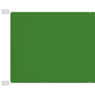 vidaXL vertikāla markīze, gaiši zaļa, 140x600 cm, Oksfordas audums