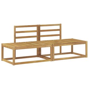 vidaXL Āra galējais dīvāns 2 Gabals Balts 182,5 x 63 x 73 cm