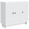 vidaXL Puse Balts 89 x 34,5 x 80 cm Inženierijas koks