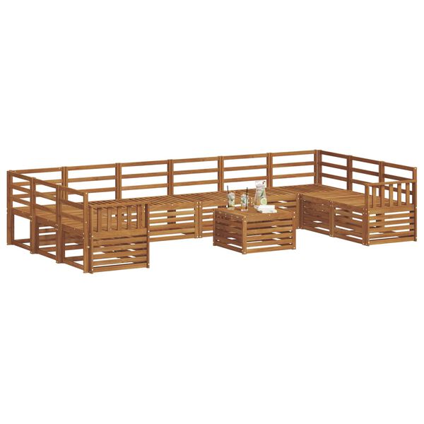 vidaXL Dīvāna komplekti Dabiska Cietā akācijas koks