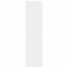 vidaXL skapis, balts, 100x50x200 cm, skaidu plāksne