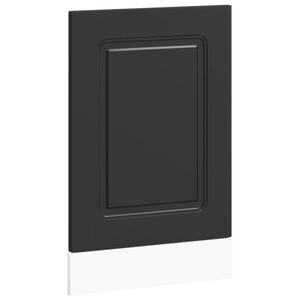 vidaXL trauku mazgājamās ma&scaron;īnas panelis Kalmar melns 45x1,5x57 cm