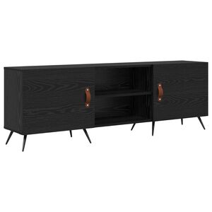 vidaXL Televizora skapī&scaron;a 150 x 30 x 50 cm Melns ozols