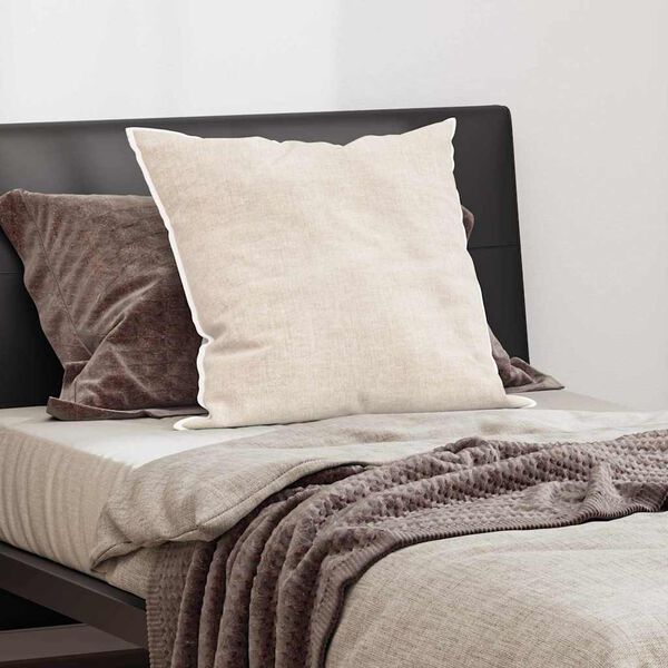 vidaXL Spilvens ar spilvenu Balts 60 x 70 cm Kokvilna