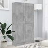 vidaXL grāmatu skapis betona pelēks 82,5x30,5x150 cm inženierijas koks