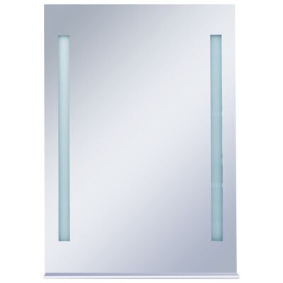 vidaXL vannasistabas spogulis ar LED un plauktu, 50x70 cm