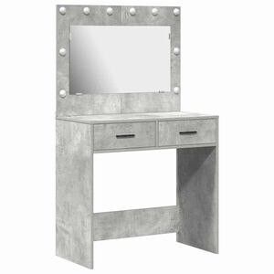 vidaXL Dressing galds Betona pelēks 78,5 x 41 x 135 cm
