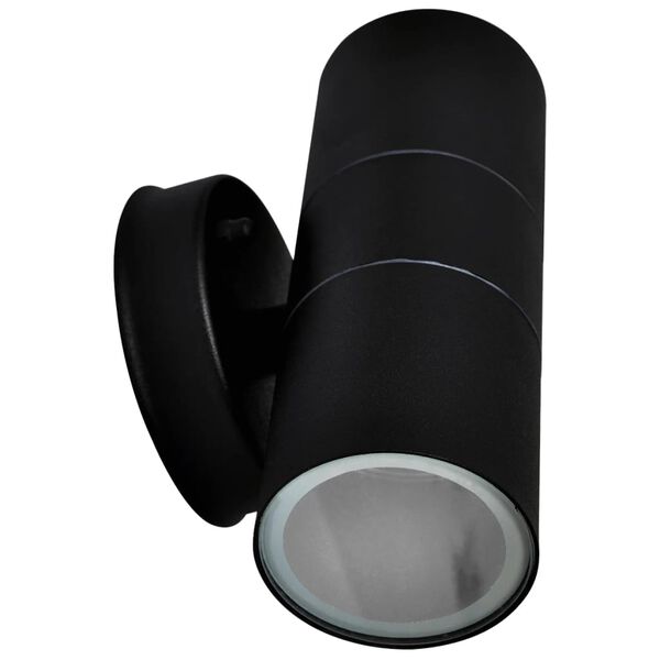 vidaXL āra sienas lampa, divvirzienu, 2 gab., nerūsējošais tērauds