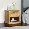 vidaXL naktsskapītis VIGO, 42x35x42 cm, priedes masīvkoks