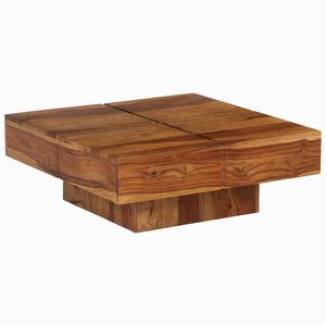vidaXL kafijas galdiņ&scaron;, 80x80x30 cm, akācijas masīvkoks