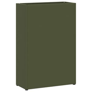 vidaXL Lietus lietussarga statīvs Olīvu zaļ&scaron; 28 x 12 x 41 cm Tērauds