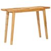 vidaXL Ēdamistabas galds Dabiska 100 x 35 x 75 cm Cieta mango koksne