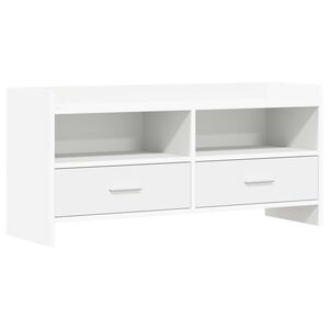 vidaXL Televizora skapī&scaron;a 100 x 33 x 47 cm Balts Inženierijas koks