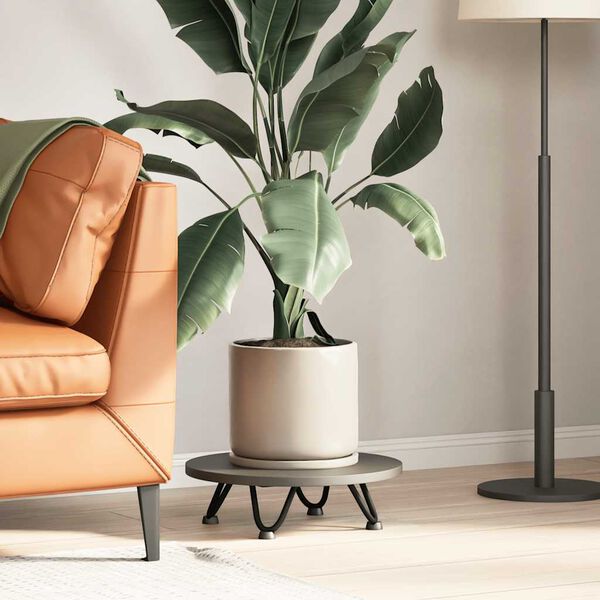 vidaXL kafijas galdiņa matadatas kājas, 4 gab., melnas, 10 cm, masīvs tērauds