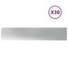 vidaXL Zālāju apmales 30 gab 20x103 cm cinkots tērauds