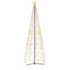vidaXL Ziemassvētku eglīte, silti balta, 1400 LED, 160x500 cm