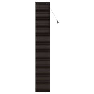 vidaXL Venēcijas žalūzija Tum&scaron;i brūna 40 x 250 cm 35 mm