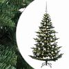 vidaXL Mākslīgā Ziemassvētku egle ar bumbiņu 120 cm 150 LED