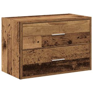vidaXL skapis ar 2 atvilktnēm, 60x31x40 cm, inženierijas koks