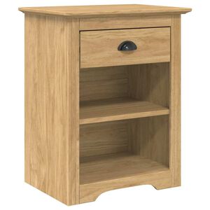 vidaXL Nakts skapītis BODO Medus brūns 53 x 38,5 x 67 cm