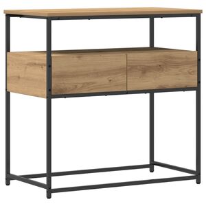 vidaXL Konsoles galds Artisānā ozols 75 x 40 x 75 cm Inženierijas koks
