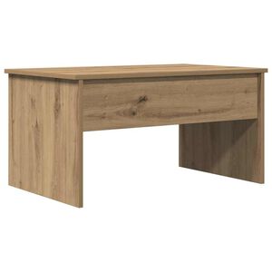 vidaXL kafijas galdiņ&scaron;, koka krāsa, 80x50,5x41,5 cm, inženierijas koks
