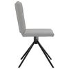 vidaXL virtuves krēsli, 4 gab., mākonis pelēks audums
