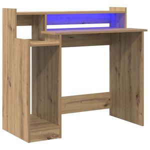 vidaXL Galds Artisānā ozols 97 x 45 x 90 cm Inženierijas koks