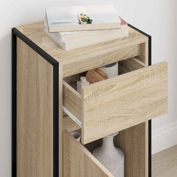 vidaXL Puse ar atvilktni Sonoma 81 x 36 x 150.5 cm Inženierijas koks