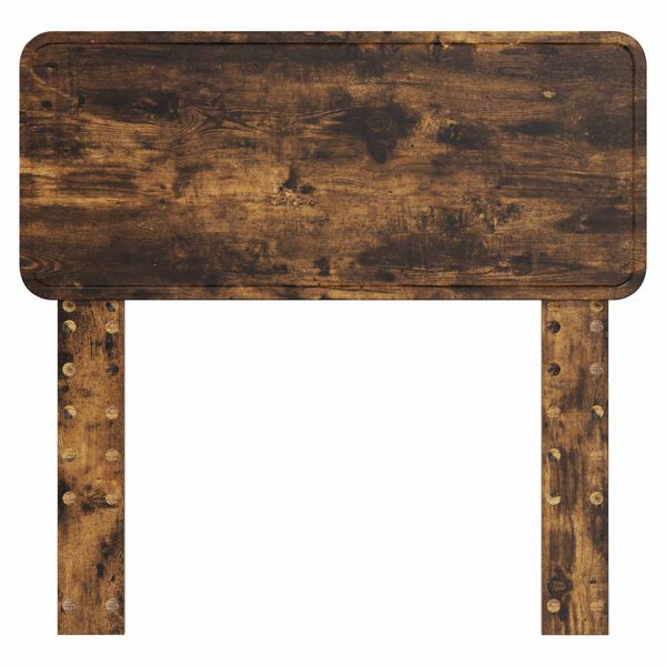 vidaXL Galvgalis ar galvas klāju Dūmaka ozols 100 cm Inženierijas koks