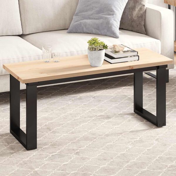 vidaXL galda virsma, 110x40x2,5 cm, taisnstūra, priedes masīvkoks