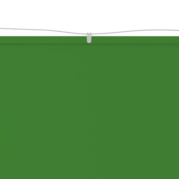 vidaXL vertikāla markīze, gai&scaron;i zaļa, 100x1000 cm, Oksfordas audums