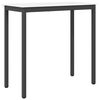 vidaXL Bāra galds Balts 110 x 55 x 105 cm Ciets priedes koks
