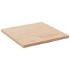 vidaXL galda virsma, 60x60x2,5 cm, priedes masīvkoks, kvadrāta forma