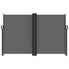 vidaXL izvelkams sānu aizslietnis, antracītpelēks, 160x1200 cm