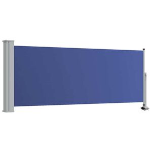vidaXL izvelkama sānu markīze, 100x300 cm, zila