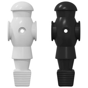 vidaXL Futbola galda spēlētāji 3.6 x 3.1 x 10.8 cm stienim 24 pcs