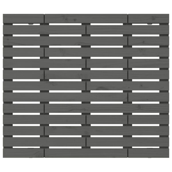 vidaXL sienas galvgalis, 96x3x91,5 cm, priedes masīvkoks