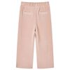 Bērnu bikses, gaiši rozā, velvets, 92