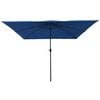 vidaXL Dārza parasols Azurblau 295 x 295 x 245 cm