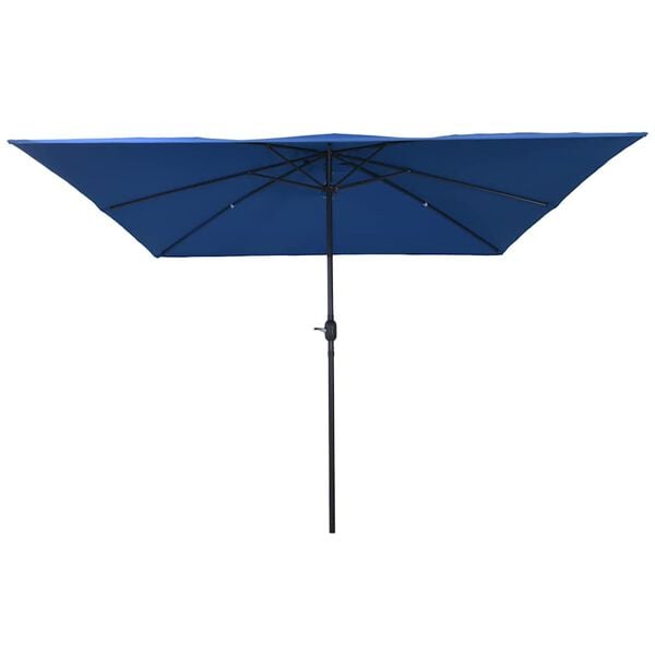 vidaXL Dārza parasols Azurblau 295 x 295 x 245 cm