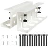 vidaXL Galda kabeļu organizators 2 pcs Balts 43 x 10 x 15 cm Tērauds