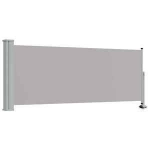 vidaXL izvelkama sānu markīze, 100x300 cm, pelēks
