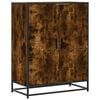 vidaXL apavu skapītis, ozolkoka, 75x38x97,5cm inženierijas koks&metāls