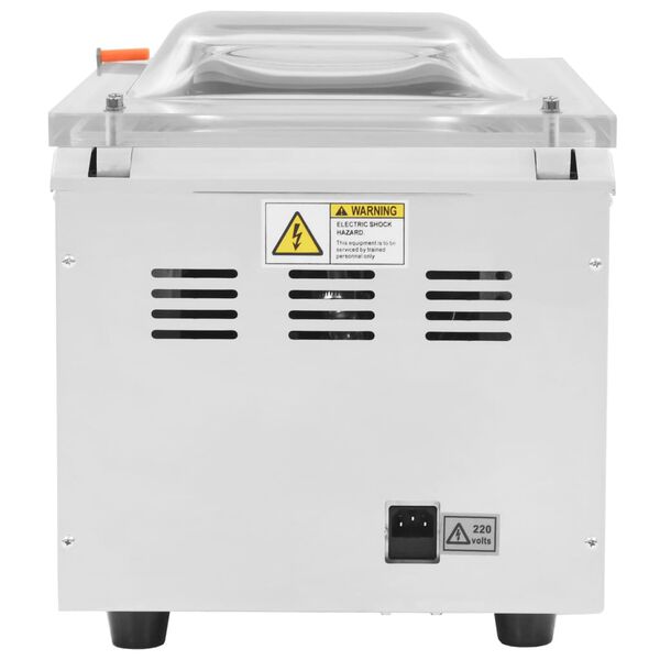 vidaXL profesionāls vakuuma iepakotājs, 350 W, nerūsējo&scaron;s tērauds