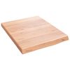 vidaXL vannasistabas letes virsma, 40x50x(2-4)cm, apstrādāts masīvkoks
