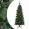vidaXL Mākslīgā Ziemassvētku egle ar bumbiņu 120 cm 150 LED