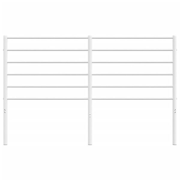 vidaXL gultas galvgalis, balts, 160 cm